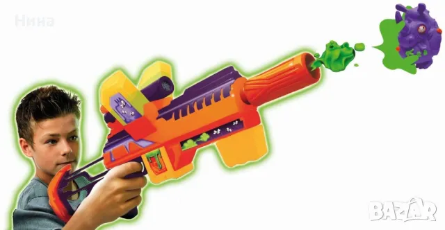 Пистолет/ Пушка/ Бластер за слуз и желе с точен мерник. , снимка 3 - Игри и пъзели - 48695596