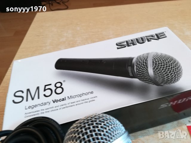 SHURE PROFI MIC-SHURE SM58 2401221744, снимка 5 - Микрофони - 35547298