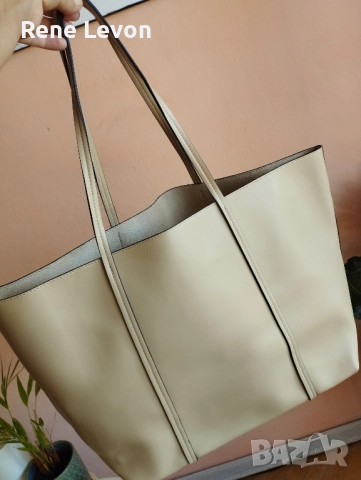 Голяма дамска чанта тип пазарска , снимка 1