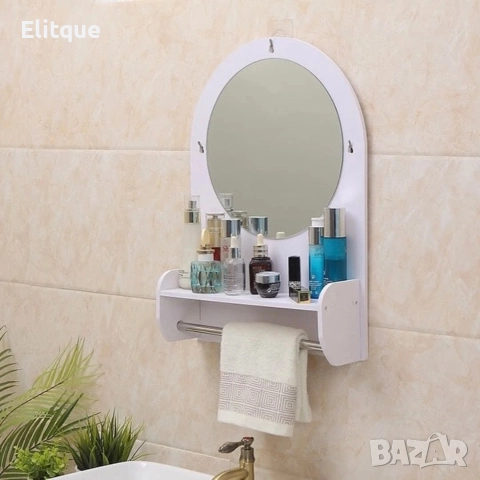 Огледало за грим с място за съхранение – елегантно и спестяващо място решение за баня и спалня, снимка 7 - Други стоки за дома - 52918763