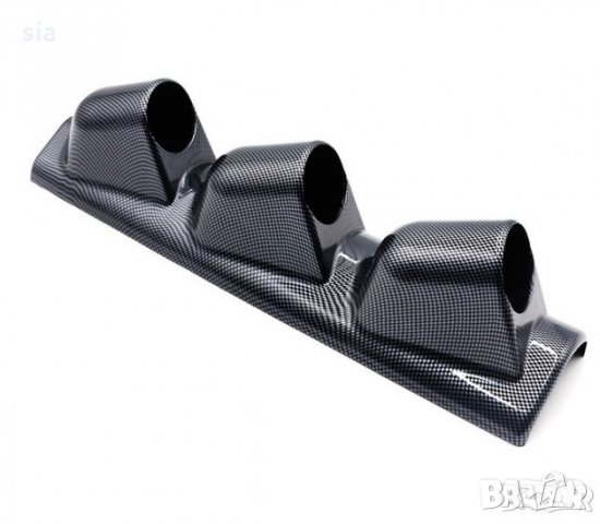 Стойка за измервателни уреди за колонка 52мм, 45/9,5/10см., карбон