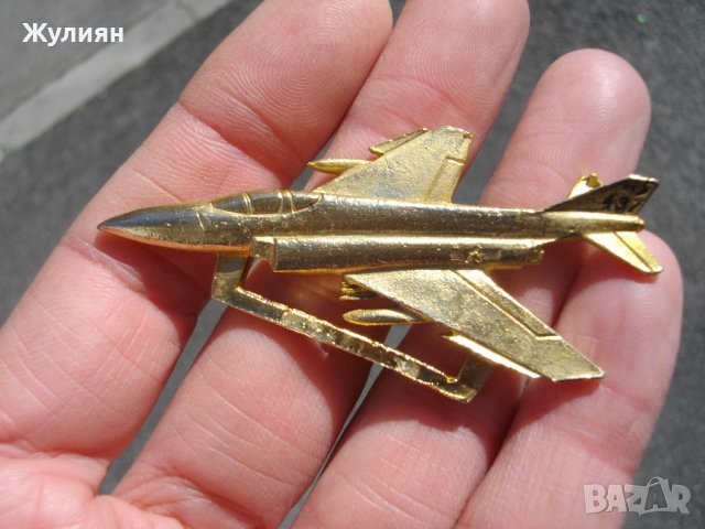 МЕТАЛНО САМОЛЕТЧЕ САМОЛЕТ ИЗТРЕБИТЕЛ, снимка 3 - Антикварни и старинни предмети - 40045565