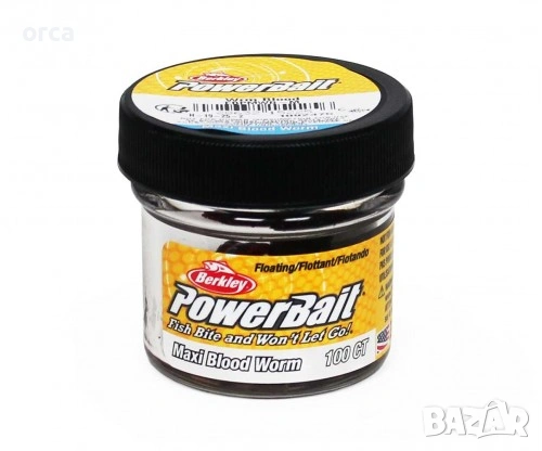 Вердевас Berkley PowerBait Blood Worm хирономус 100 бр стръв, снимка 2 - Стръв и захранки - 53882154