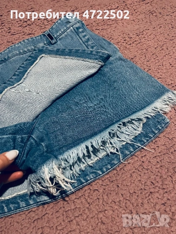 Alessa дънкова пола-панталон, снимка 4 - Поли - 53266817