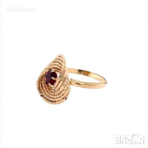 Златен дамски пръстен 1,80гр. размер:57 14кр. проба:585 модел:20170-3, снимка 2 - Пръстени - 42757562