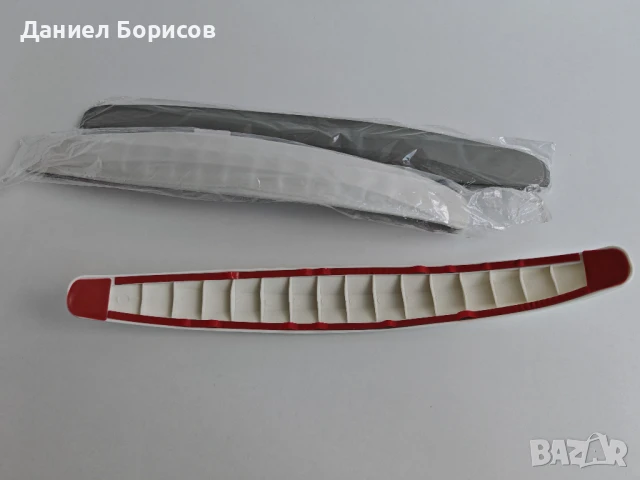 2х комплекта протектори за врати и брони на автомобил с карбонов ефект