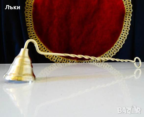 Бронзов гасител за свещи 22 см. 