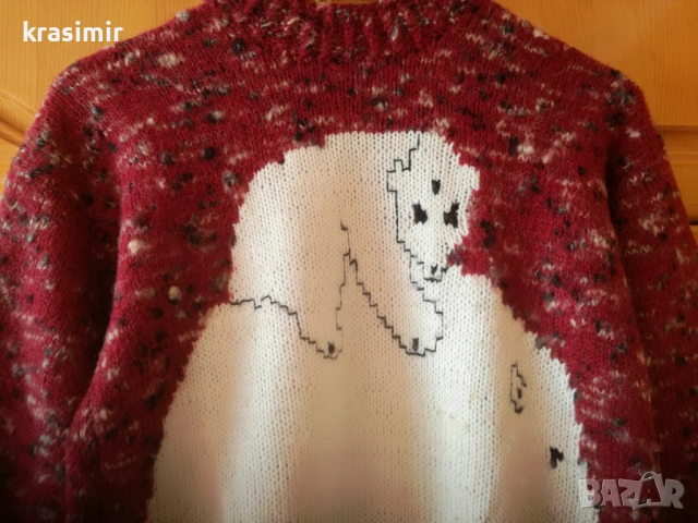 Нов плетен пуловер за 8-9 г момиче , снимка 2 - Детски пуловери и жилетки - 53154613
