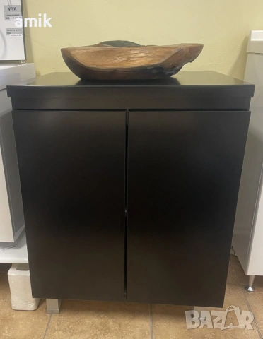 Шкаф за баня долна част ” Black 2” 60см. ПВЦ, снимка 3 - Шкафове - 53034043