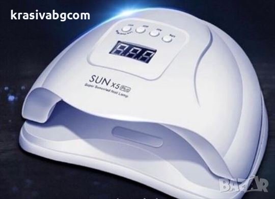 UV-LED лампа SunХ 5 +  - 54 W и 80w с 12 м. гаранция , снимка 1 - Продукти за маникюр - 30162526