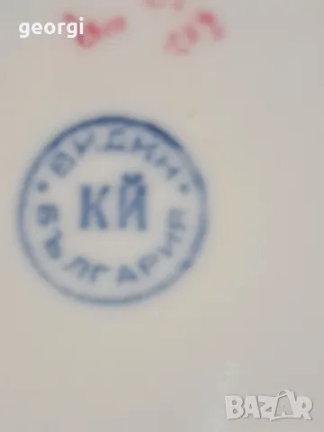 българска порцеланова кана ябълков цвят     4/2, снимка 6 - Сервизи - 49025484