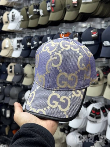 шапки с козирка gucci , снимка 3 - Шапки - 50601870
