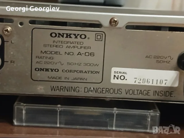 Усилвател ONKYO A-06, снимка 12 - Ресийвъри, усилватели, смесителни пултове - 55943977