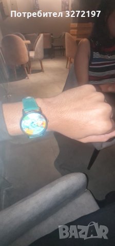 Кварцов часовник, модерен дизайн - циферблат географска карта, стрелка самолет , снимка 14 - Дамски - 40437438