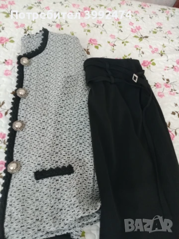 Стилен/бизнес костюм, размер М, снимка 8 - Костюми - 51286612