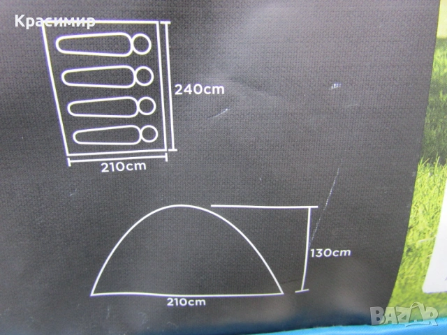 Четириместна палатка Ozark Trail , снимка 10 - Палатки - 54239854