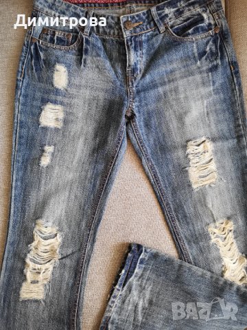 Готини дънки с накъсан ефект, снимка 2 - Дънки - 36755124