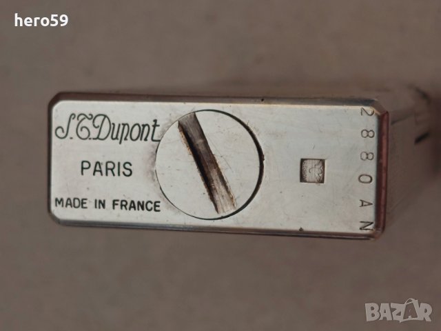 Сребърна автентична запалка Дюпонд(S.T.Dupont lighter)1963 год. като нова с оригинална кутия, снимка 11 - Подаръци за мъже - 42110606