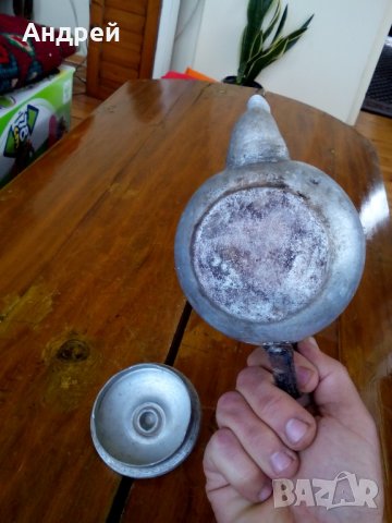 Стар алуминиев чайник #9, снимка 7 - Други ценни предмети - 29254343