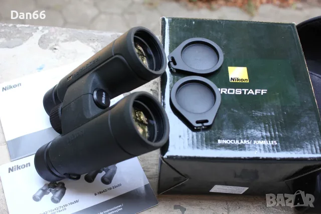 Nikon PROSTAFF P7 8x42 Binoculars Waterproof Бинокъл Никон водоустойчив пълен комплект, снимка 4 - Екипировка - 55899808