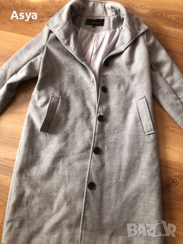 Сиво палто, снимка 4 - Палта, манта - 42755776