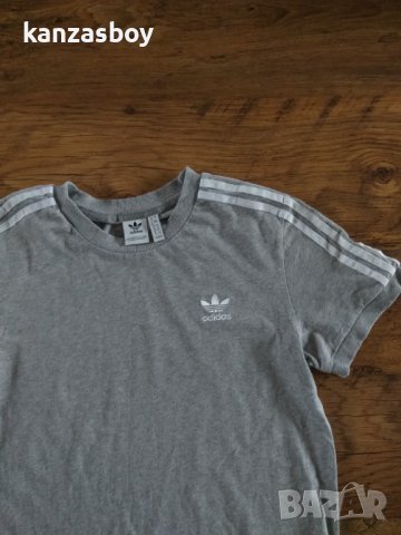 Adidas 3 Stripes Tee - страхотна дамска тениска, снимка 4 - Тениски - 36875985