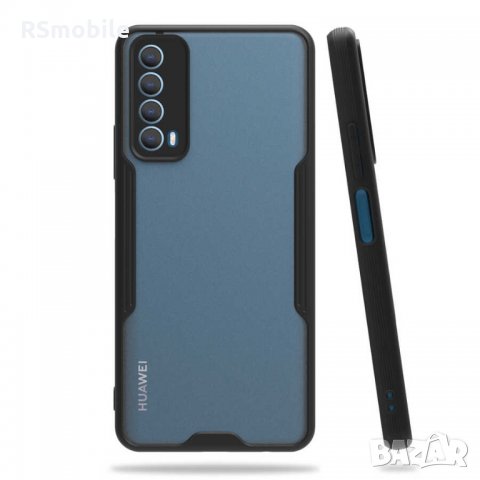 Huawei P Smart 2021 - Силиконов Матов Кейс Гръб, снимка 2 - Калъфи, кейсове - 31120846