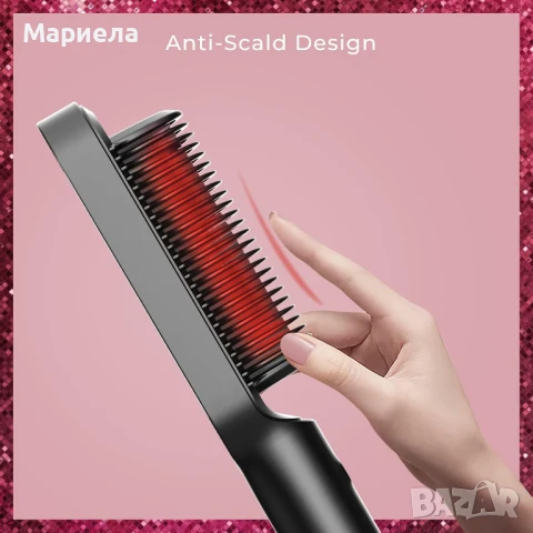 Четка за изправяне на коса Tymo / 5 температурни настройки, снимка 6 - Преси за коса - 51092283