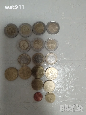 Лот от евромонети