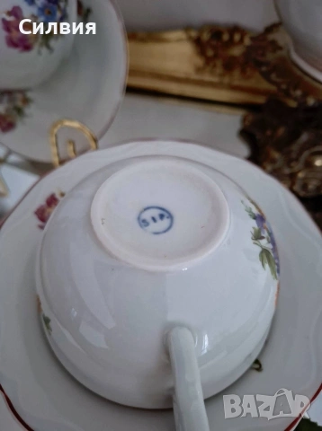 Красив комплект от български порцелан , снимка 8 - Антикварни и старинни предмети - 54220085