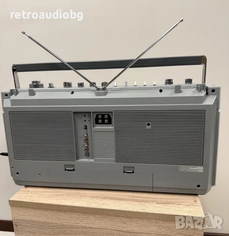 🔈Ретро колекционерски радиокасетофон Sanyo M-X720K Boombox - перфектен🔈, снимка 6 - Радиокасетофони, транзистори - 56057623