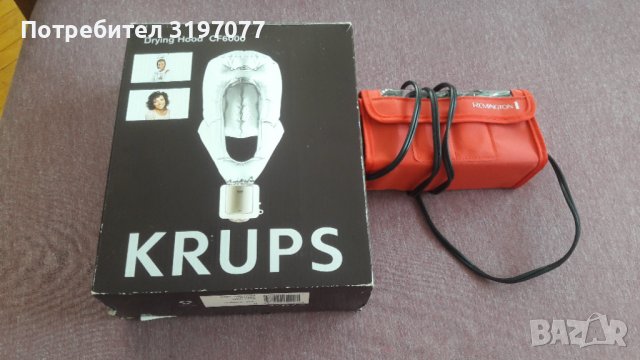 Сешоар с качулка за изсушаване на коса ел. ролки за къдрици