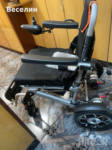 Продавам нова инвалидна акумлаторна сгъваема количка до 130 кг 500 €, снимка 2 - Велосипеди - 54574774