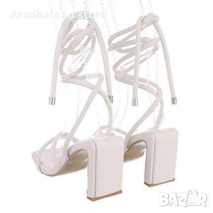 Ликвидация! Дамски сандали на висок ток, 2цвята , снимка 4 - Сандали - 37398461