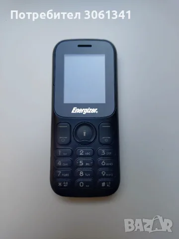 Energizer класически телефон с клавиатура + зарядно (DUAL SIM карта)