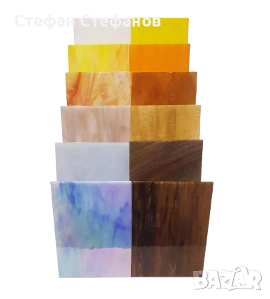 Комплекти от цветно художествено стъкло, снимка 3 - Декорация за дома - 52565307