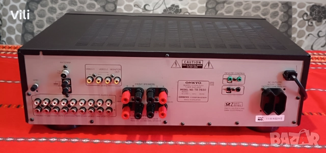 Onkyo TX-7830, снимка 10 - Ресийвъри, усилватели, смесителни пултове - 52828106