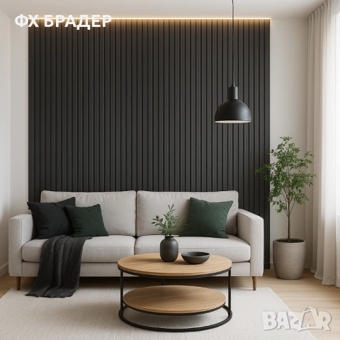 Декоративен акустичен панел 2800x600мм, Модерен интериор и шумоизолация, снимка 4 - Изолации - 52071860