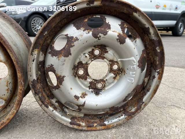 Железни джанти 13 цола 4х100 за Рено, снимка 2 - Гуми и джанти - 42798126