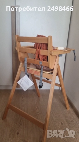 Дървено бебешко столче за хранене Safety 1st Nordik, снимка 4 - Столчета за хранене - 52560780