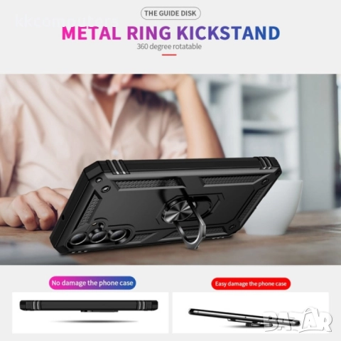 Samsung Galaxy A16 5G / A16 4G Удароустойчив Ring Holder2 TPU + PC Калъф и Протектор, снимка 8 - Калъфи, кейсове - 52238071