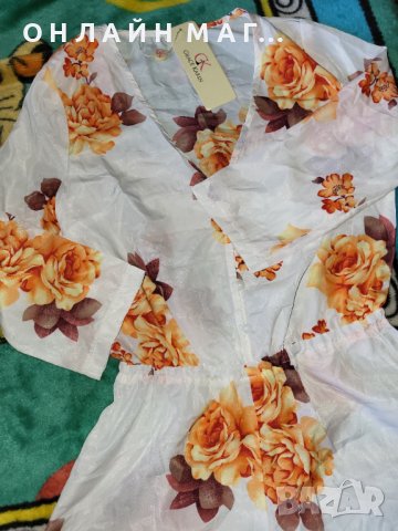  Гащеризон  от коприна  ROMBER BLANCO  с 3/4 ракав GRACE KARIN /S, снимка 4 - Корсети, бюстиета, топове - 36715374