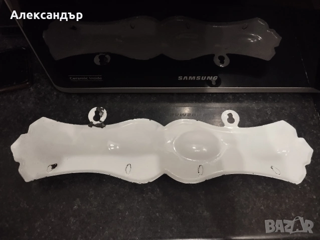 Емайлирана закачалка, снимка 2 - Антикварни и старинни предмети - 53229605