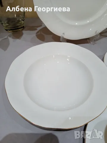 Нов порцеланов сервиз Allegro Gold KORONA- 29 части, снимка 9 - Сервизи - 49433659