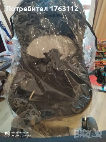 Детска количка Mamas and Papas Zoom,чадър и дъждобран,3 колела,с лека драскотина в дръжката, нови , снимка 5 - Детски колички - 48195945