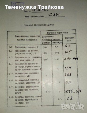 ОВС-5А Лампа обратна вълна(обратной волны), снимка 3 - Друга електроника - 38162018