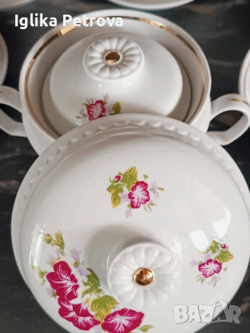 Руски сервиз за чай , снимка 7 - Антикварни и старинни предмети - 54126556