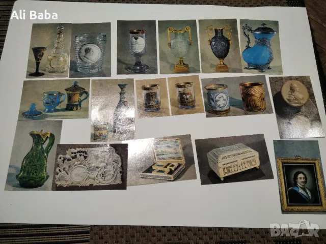 Албум с картички художествено стъкло и издълбана кост , снимка 2 - Колекции - 49578562