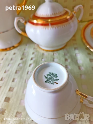 Пълен английски порцеланов сервиз, костен порцелан, снимка 13 - Сервизи - 51064239