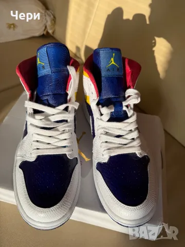 Custom Air Jordan 1 , снимка 3 - Маратонки - 49678822